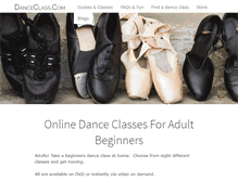 Tablet Screenshot of danceclass.com